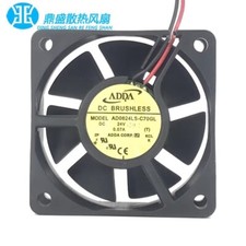 ADDA AD0624LS-C70GL 6020 DC24V 0.07A 6CM 2-Wire Cooling Fan