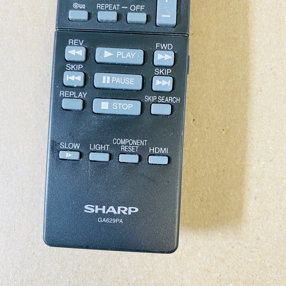 Sharp GA629PA Remote Control, OEM for Aquos Bluray Players BDHP20U