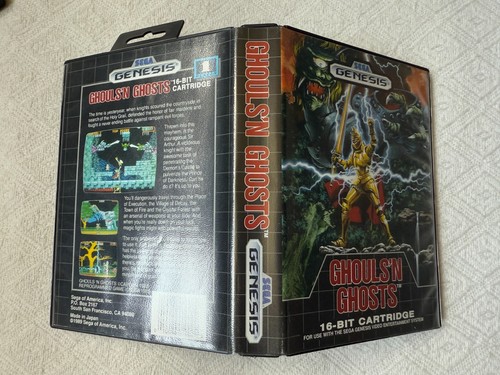 Ghouls N Ghosts Sega Genesis - NTSC-U/C USA VGC CIB with Reg - Tracked - Picture 12 of 22
