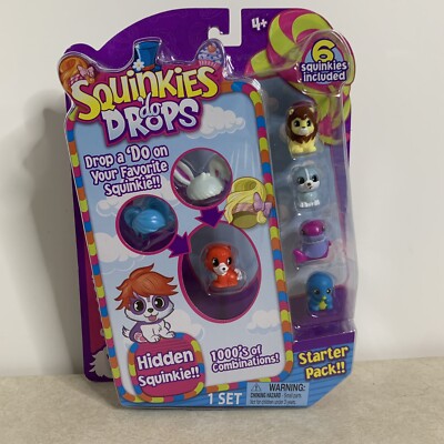 Squinkies 'Do Drops Season 1 Starter Pack Benji Brush Lion Dog Shark Mole