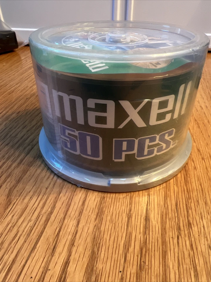 MAXELL 50 Pack CD-R Discs Spindle Blank 700 MB 12x80 Min Recordable NIP Brand N - Image 2 of 4