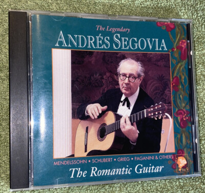 The Segovia Collection, Volume 9: The Romantic Guitar; 1991 CD, Grieg, Mendelsso