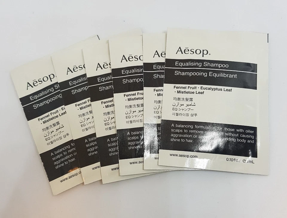 30x champú ecualizador Esopo (para equilibrar el cuero cabelludo) 3 ml cuidado del cabello para hombre Foto 2 de 3