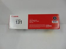 Genuine Canon Cartridge 131 Black Toner Cartridge New Factory Sealed 6272B001 