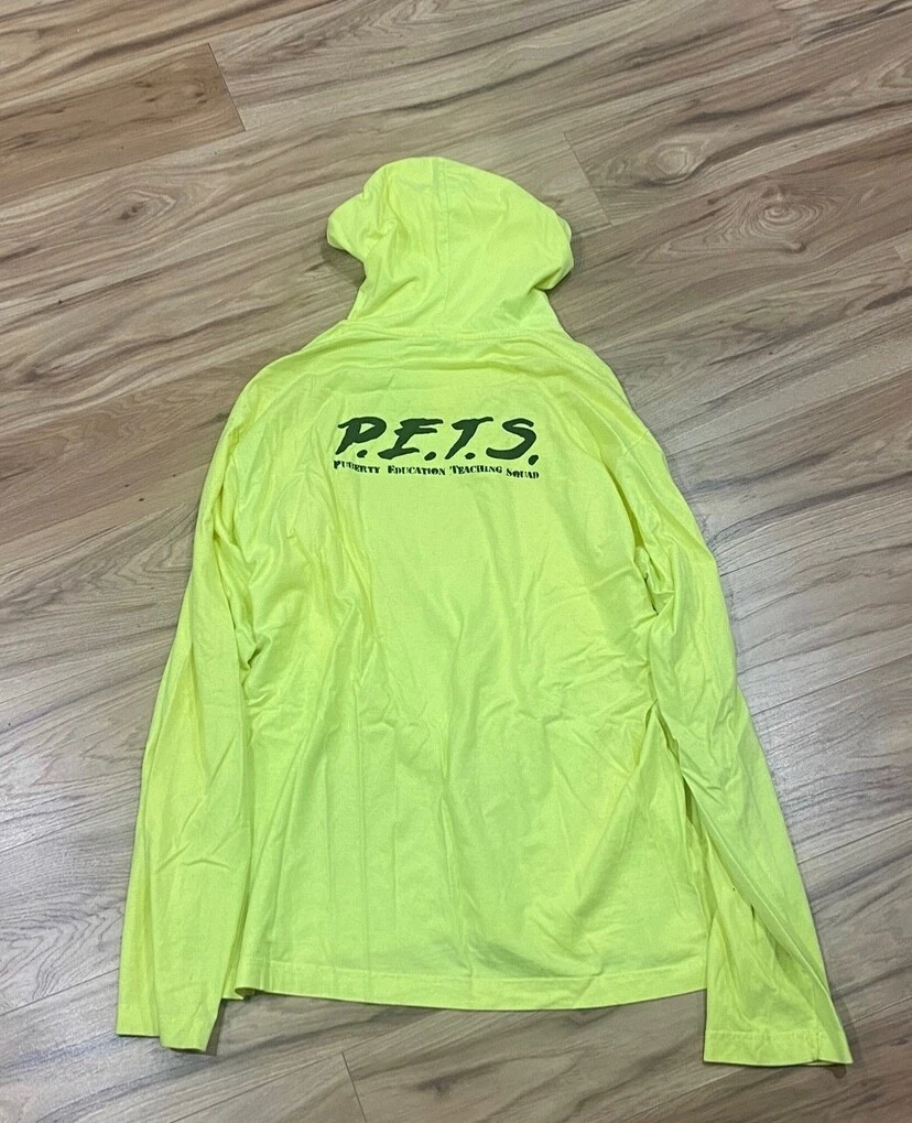 VETEMENTS size: L 17AW PETS print pullover hoodie Yellow | eBay