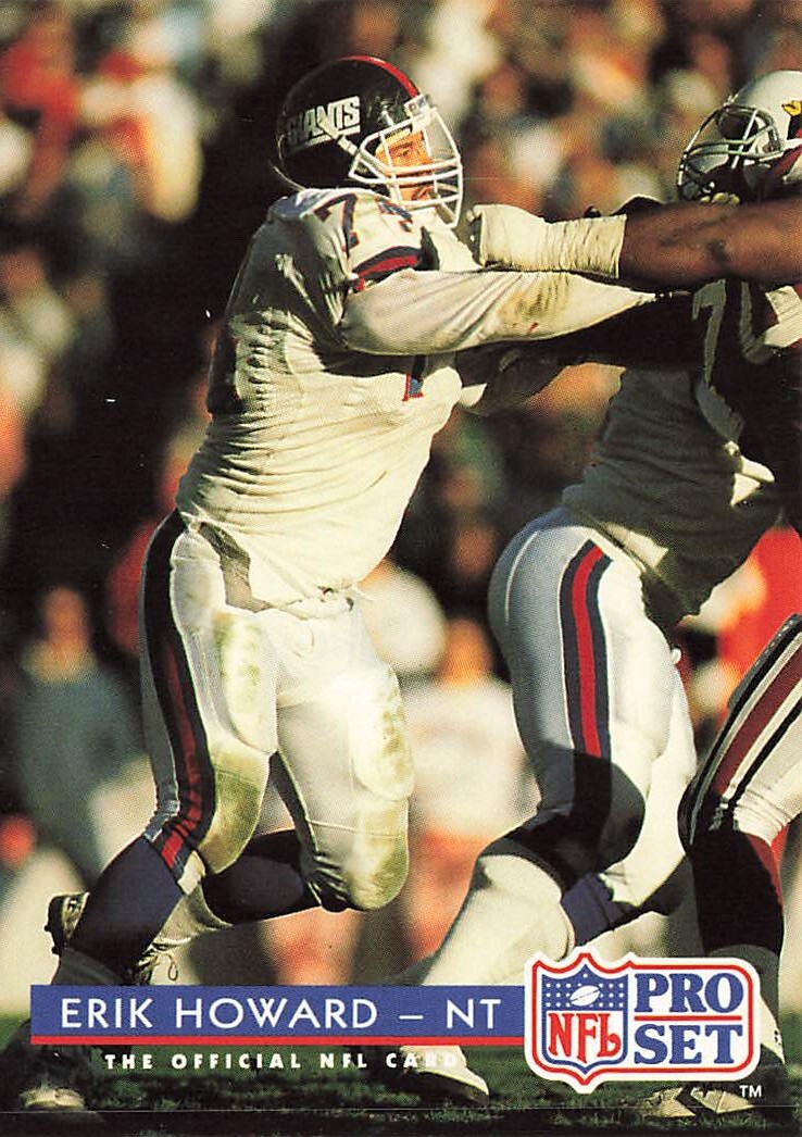 1992 Pro Set Football Card #266 Erik Howard | eBay