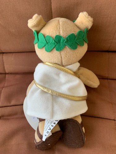 Caesars Palace Casino Toga Teddy Plush Stuffed Animal Bear Rome 7.5” W/TAGS - Picture 7 of 10