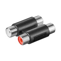 Stereo Audio Adapter Doppel Kupplung Verbinder 2X Cinch 2X Rca Chinch Buchse