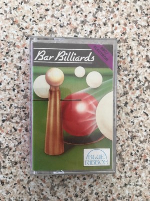 Bar Billard - Blue Ribbon Software BBC B Spiel Kassette Tape Vintage/Retro