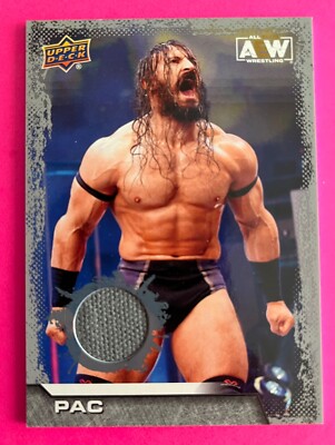 PAC 2022 Upper Deck AEW ALL ELITE WRESTLING MAT RELIC Card #39