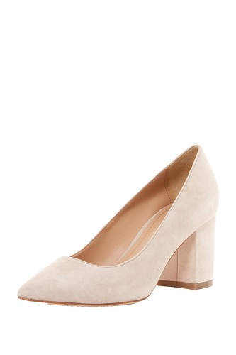 Pour La Victoire Vero Cuoio Metallic Heels, Pumps, Suede, 7