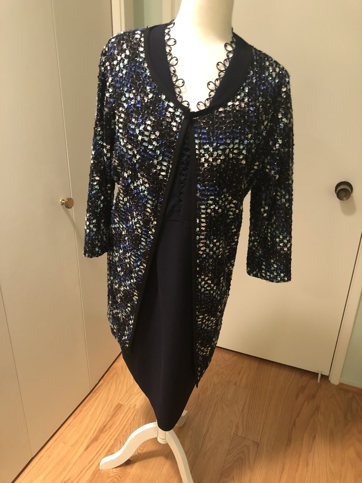 Grayse Multicolor Light Evening fancy jacket - image 8