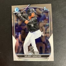 2023 Bowman Chrome Wilber Sanchez #BCP-6  1st Bowman Chicago White Sox