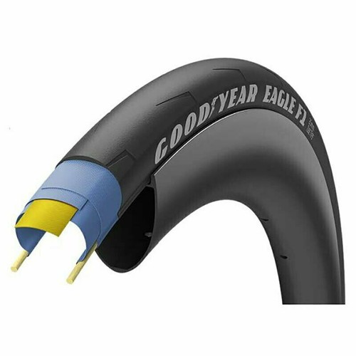Goodyear Eagle F1 700x25C Bicicleta de Carretera Plegable Cubierta Neumático de Bicicleta - Negro - Imagen 2 de 11