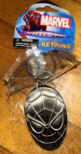 Neu Marvel Heroes Spiderman Silber Schlüsselanhänger
