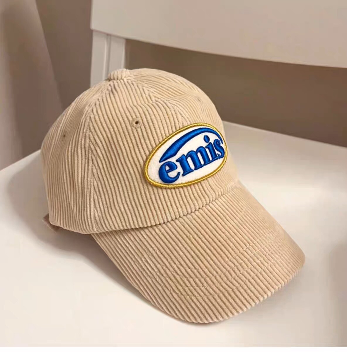 ★EMIS★ LAYERED LOGO BALL CAP 7eb4cac182cdfb24df2cea7babb03f