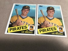 1985 Topps Baseball Card #748 Lee Mazzilli Pittsburgh Pirates Nm/Mt Free Ship!