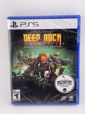 NEW PS5 Sony Playstation 5 Deep Rock Galactic PROMO Game Sealed