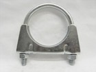 Exhaust Clamps, Heavy Duty Clamp with Nuts All Sizes 36 - 67 mm Universal U Bolt
