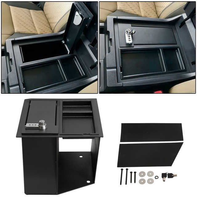 for 20142021 Toyota Tundra Center Console Safe Gun W/ Tray 2015