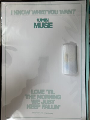 Poster & Magent Set‼️ BTS JIMIN MUSE SMERALDO GARDEN POP UP SEOUL
