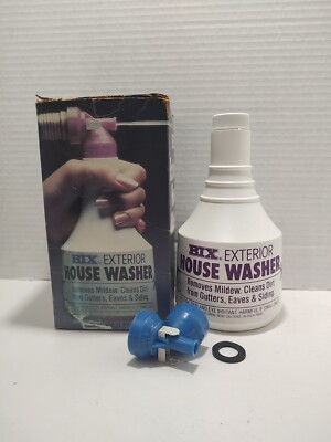   Bix Exterior House Washer Removes Mildew, Powers Off Dirt (No Ladders) 