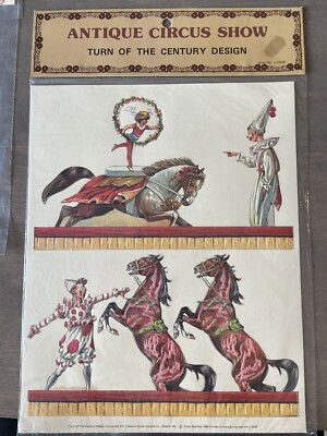 Vintage Paper Cutouts Circus Animals Performers Decoupage Scrapbook Horses Clown