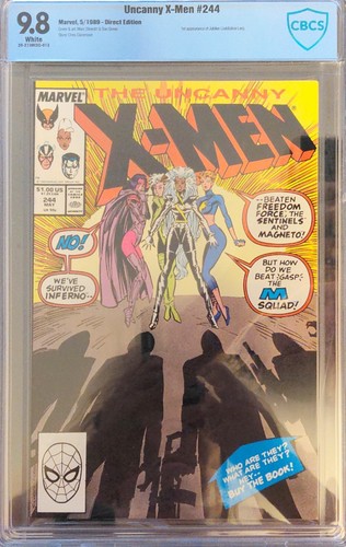 Uncanny X-Men #244 (1989) CBCS 9.8 1st Appearance of Jubilee