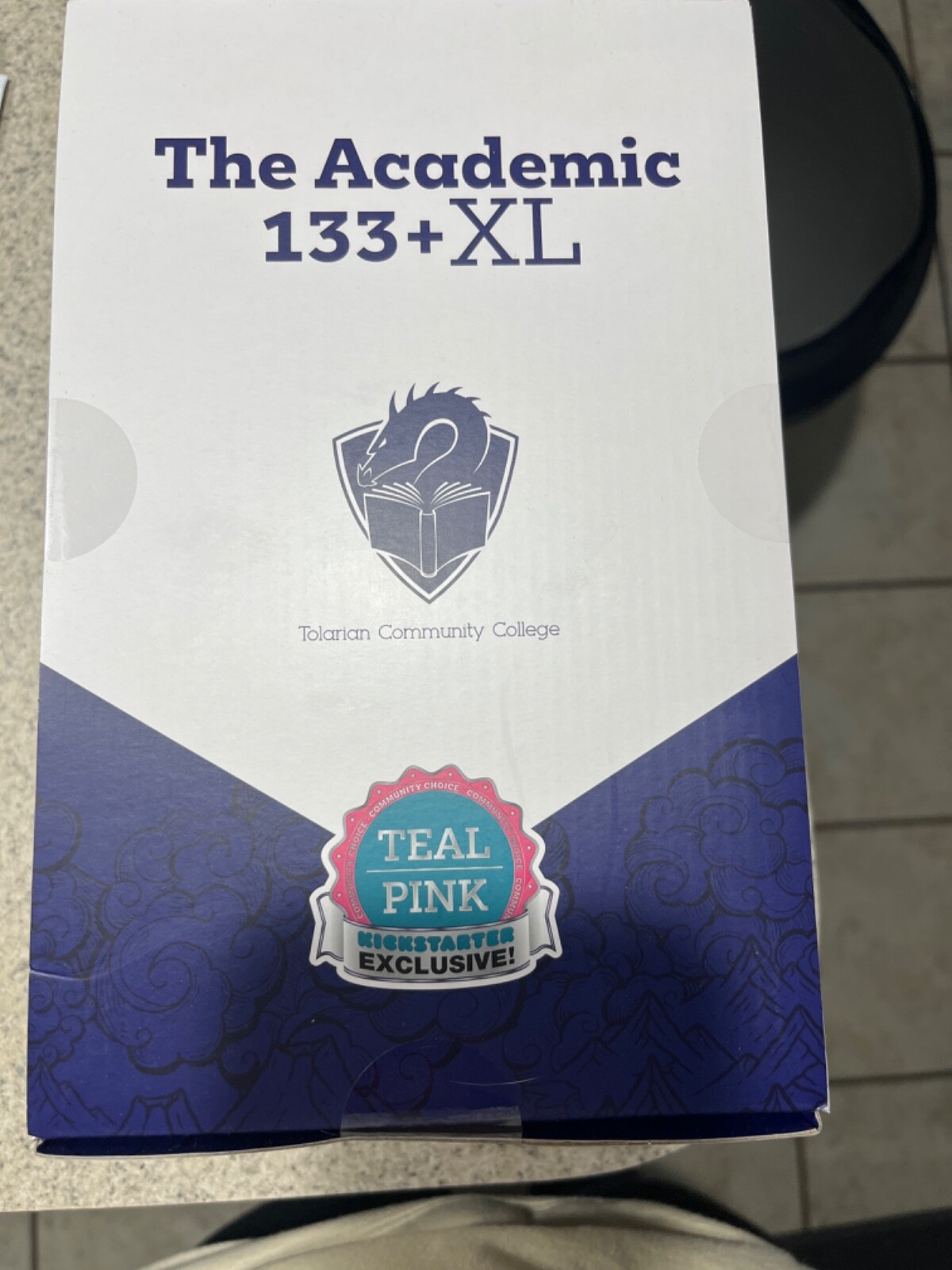 TEAL / PINK The Academic 133+ XL Gamegenic Deck Box Kickstarter