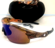 OAKLEY RADAR PITCH SUNGLASSES Woodland Kings Camo Bronze Iridium Polarized Lens