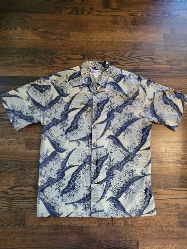 Vintage Hilo Hattie The Hawaiian Original Aloha Men's Large Short Sleeve Shirt  - Picture 9 of 9