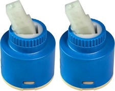 35mm Faucet Ceramic Disc Cartridges Plastic Single Handle Water Mixer Bath Basin
