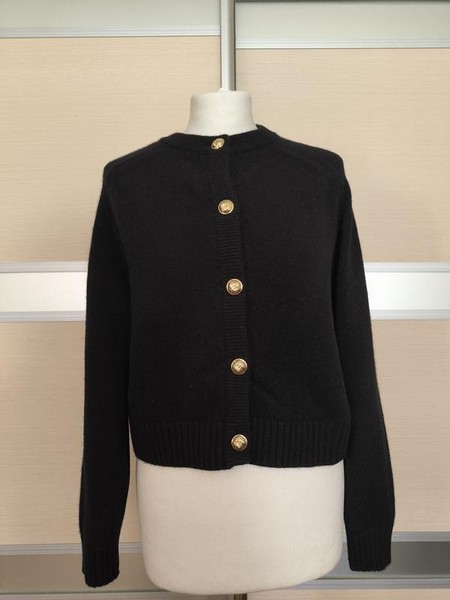 Women Massimo Dutti Sweater Black Wool S #5U1D