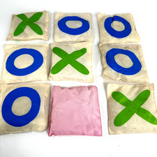 6 Tic-Tac-Toe Toss Game Bean Bags One Pink Only For Replacement Parts