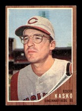 1962 Topps #193 Eddie Kasko Reds EX+ *2y