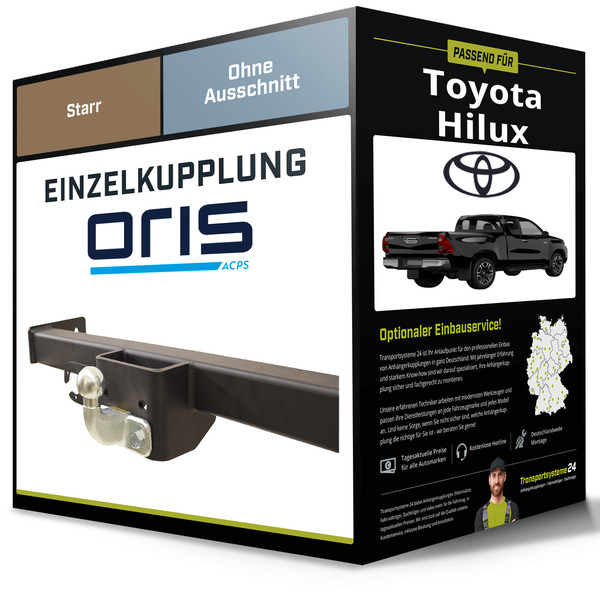 Starre AnhäNgerkupplung für Toyota Hilux 05.2015-Jetzt Typ N1 Oris NEU-image