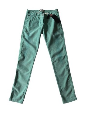 Maison Scotch Mint Green Corduroy Skinny Pants Stretch Soft W26 L30 NWT