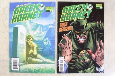 Green Hornet ANNUAL #1 & 2 (2010, 2012) Set (DYNAMITE Comics lot)