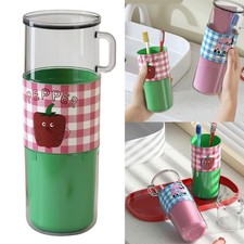 Colorful Safe Travel Mouthwash Cup Lightweight Portable Toothbrush Holder