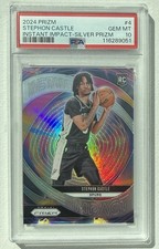 2024-25 Panini Prizm - Instant Impact Stephon Castle #4 Silver Prizm (RC)