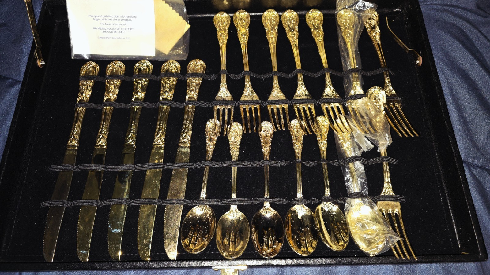 WM Rogers & Son Enchanted Rose Gold Plated Silverware Flatware 