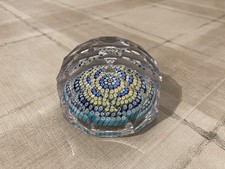 Multifaceted Whitefriars Paperweight With Millefiore Internal Design