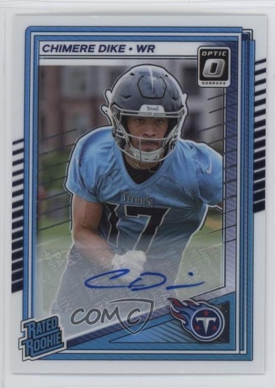 Chimere Dike Panini Donruss Optic #269 Autograph