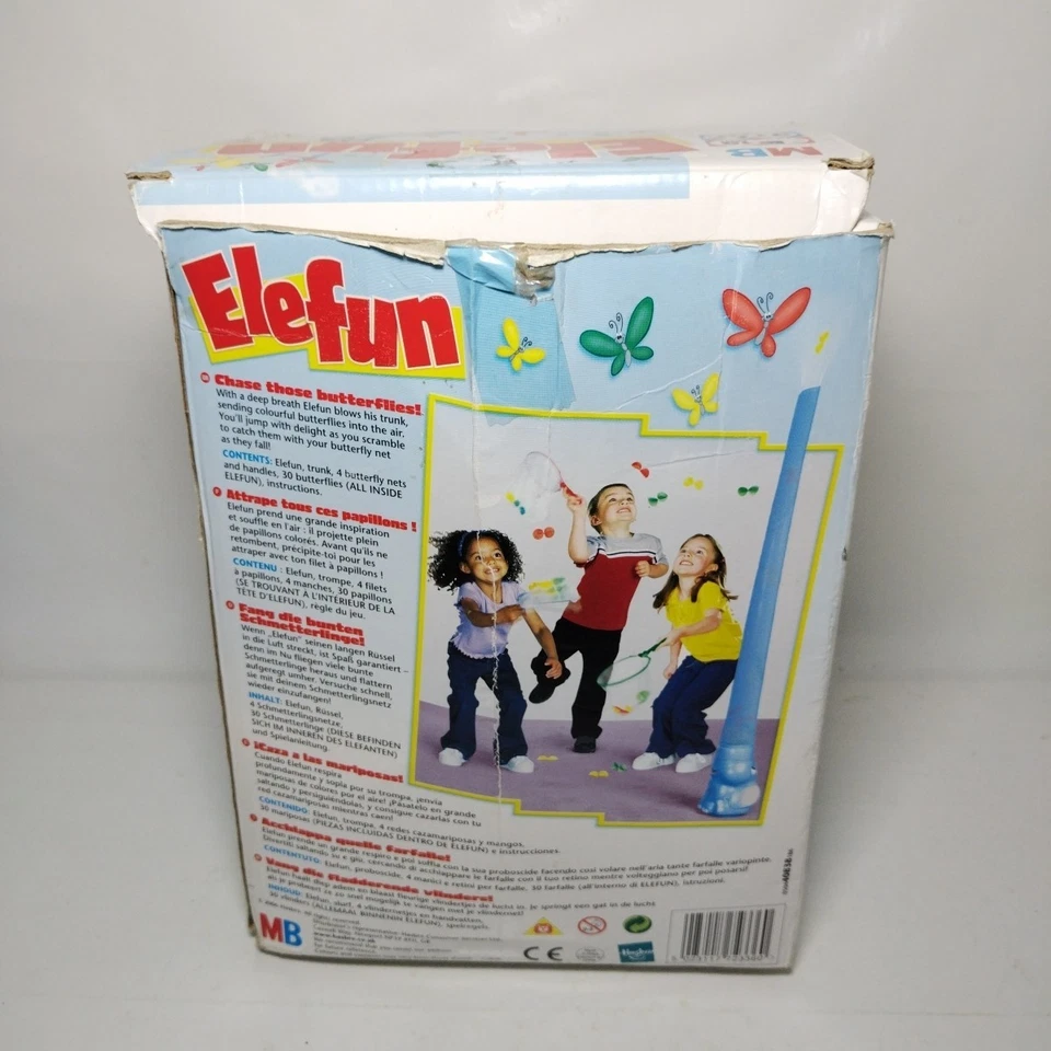 Elefun Butterfly Catching Game MB Games 2006 Working Replacement Butterflies  - Image 3 of 4