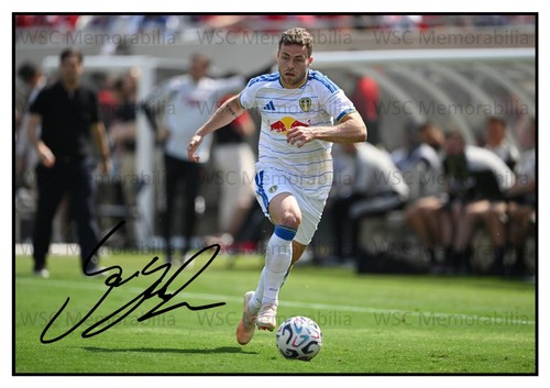 12885. Gabriel Gudmundsson Signed Pictures (A4 Prints) Leeds Sweden Lille etc.