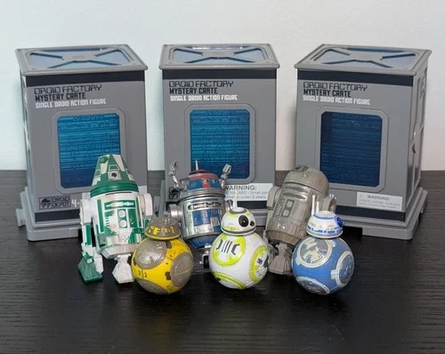 Disney Star Wars Droid Depot Mystery Crate Complete Set Series 1 C1-4B