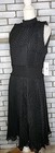 NWT Nanette Lepore Women’s Sleeveless Mock Neck Pleated A-Line Dress Sz 14 Black