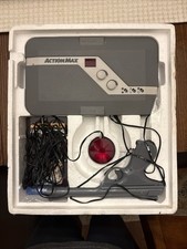 1987 ACTION MAX The First Real Action Game System W/ Sonic Fury Game Torn Box !! image