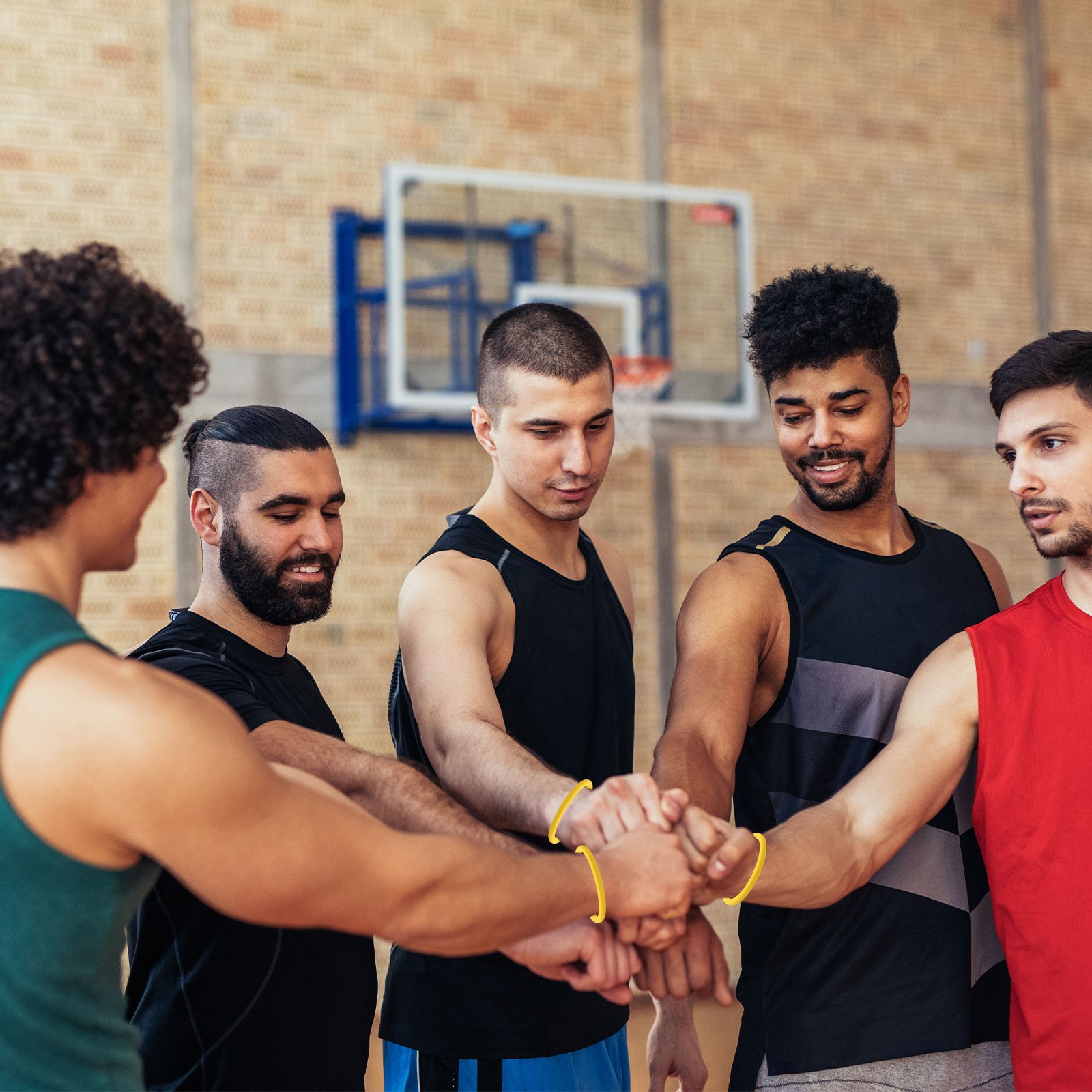 2pcs Silicone Bracelets Band, Sport Wristband Bracelet, Gray