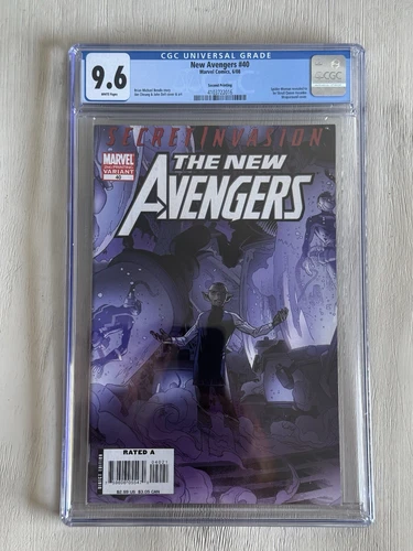 NEW AVENGERS #40 2ND PRINT CGC 9.6 1ST APP VERANKE SECRET INVASION MARVEL NM+
